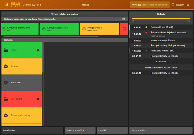 Status management