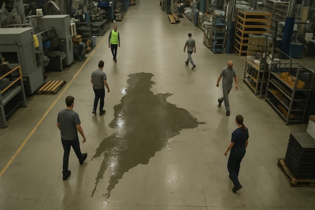 How liquid-spill detection works