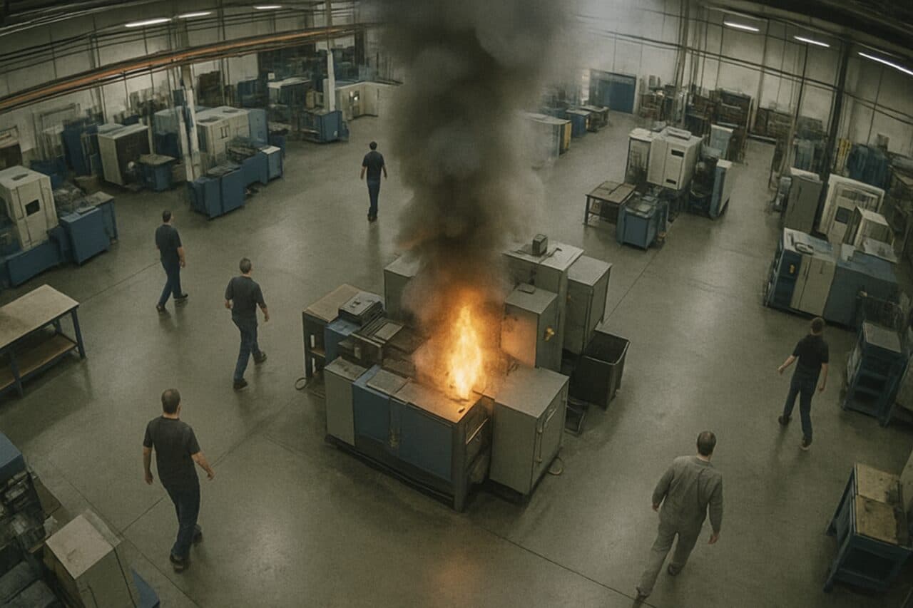 Smoke or fire caught before it becomes a blaze